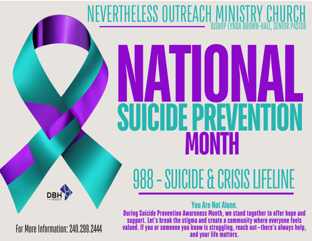 National Suicide Prevention Month